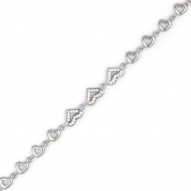 92.5 Hall Marked Sterling Silver Bracelet Stylish Collections